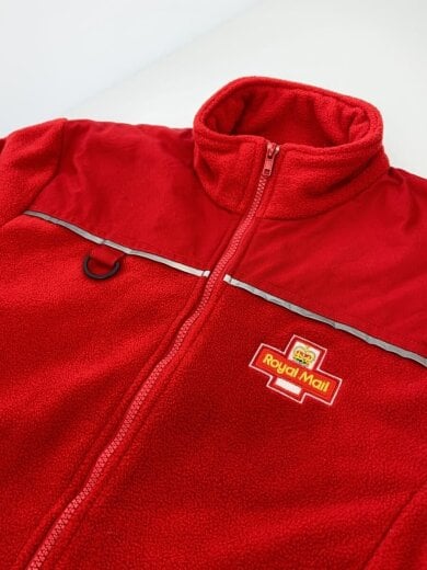 商品画像：フリースジャケット/S/ポリエステル/RED/無地/181000 7