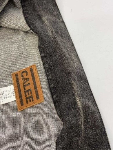 商品画像：デニムセットアップ/デニムジャケット/XL/デニムパンツ/36/コットン/BLK 4