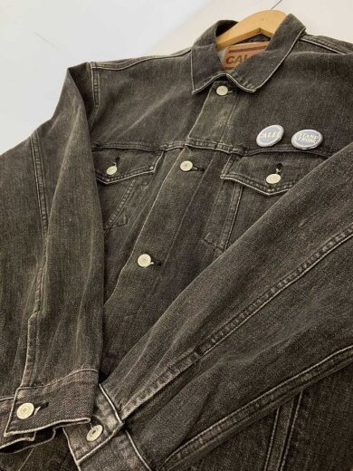 商品画像：デニムセットアップ/デニムジャケット/XL/デニムパンツ/36/コットン/BLK 7