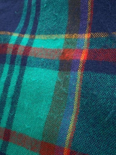 商品画像：90s/SAUGATUCK/ネルシャツ/長袖シャツ/3XL/アクリル/GRN/チェック 8