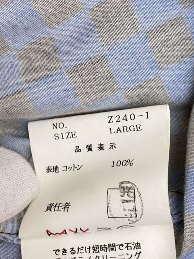 商品画像：01SS/DISCORD期 /Checker Flag Shirt/半袖シャツ/L/BLU/チェック/Z240-1 4