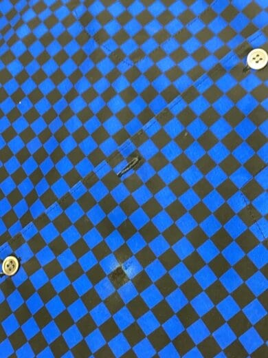 商品画像：01SS/DISCORD期 /Checker Flag Shirt/半袖シャツ/L/BLU/チェック/Z240-1 7