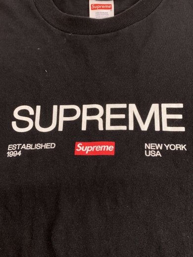 画像：Supreme21AW/USA製/Est.1994 Tee/Tシャツ/XL/コットン/BLK/プリント//8