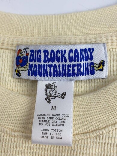 商品画像：BIGROCKCANDYMOUNTAINEERING/USA製/サーマル/スウェット/M/CRM/袖プリント 3