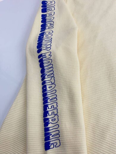 商品画像：BIGROCKCANDYMOUNTAINEERING/USA製/サーマル/スウェット/M/CRM/袖プリント 7