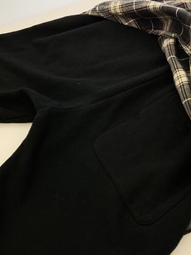 商品画像：ドッキングスウェットパンツ/ボトム/44/コットン/BLK/チェック/a04pt592 8