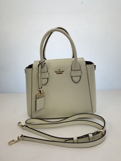 商品画像：2WAY/ショルダーバッグ/レザー/WHT/無地/RN0102760 1