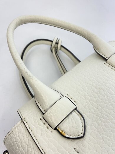 商品画像：2WAY/ショルダーバッグ/レザー/WHT/無地/RN0102760 8