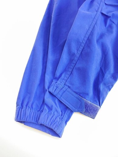 商品画像：90s/白タグ/非光沢/フルジップジャケット/XS/ナイロン/BLU/無地// 4