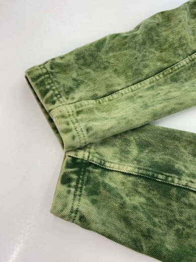 商品画像：MNNNI　DENIM　JACKET/ジャケット/XS/コットン/GRN/総柄 5