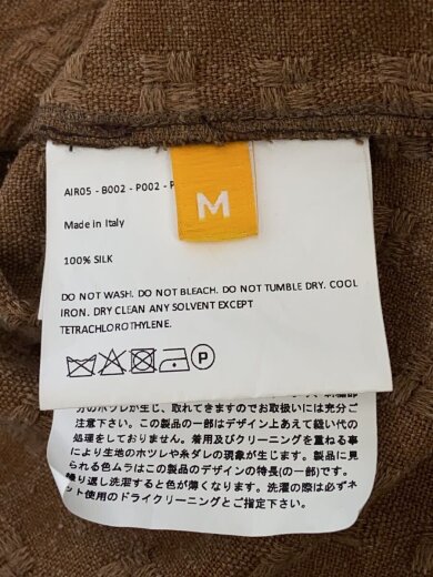 商品画像：AIREI/SS25 WALHALLA MUD DYED SILK SHIRT/半袖シャツ/M/シルク/BRW 4