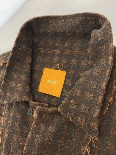 商品画像：AIREI/SS25 WALHALLA MUD DYED SILK SHIRT/半袖シャツ/M/シルク/BRW 6