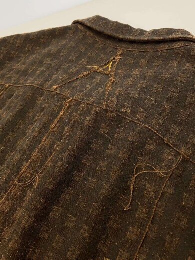 商品画像：AIREI/SS25 WALHALLA MUD DYED SILK SHIRT/半袖シャツ/M/シルク/BRW 7