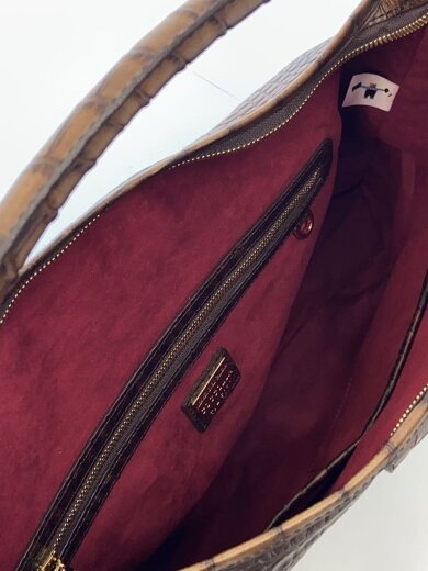 商品画像：型押し/2WAY/ショルダーバッグ/BRW/無地 6