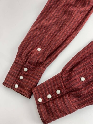 商品画像：40s/ウエスタンシャツ/長袖シャツ/15.5/BRD/ストライプ 4