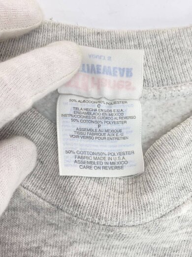 商品画像：90s/USA製/スウェット/S/コットン/GRY/無地 4