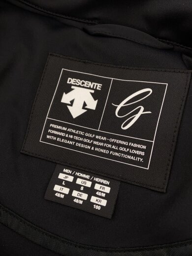 商品画像：テックジャカードホールガーメントフルジップジャケット/L/ポリエステル/BLK/DGMMJK05 3