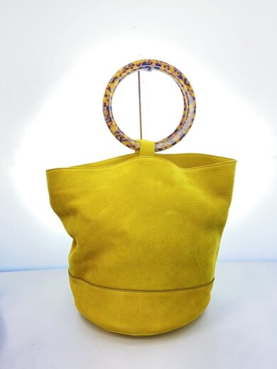 商品画像：Bonsai/ボンサイバッグ/トートバッグ/レザー/YLW/無地 3