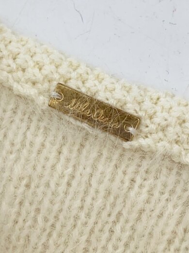 商品画像：金釦短丈アルパカニットカーデジャケット/カーディガン(厚手)/0/ナイロン/WHT 3