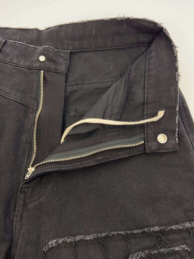 商品画像：PATCHWORK DENIM PANTS/S/コットン/BLK/24A-PTL072-DS 3
