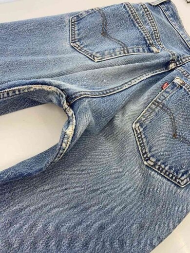 商品画像：90s/裏ボタン524/デニムパンツ/ボトム/32/コットン/IDG/無地/501 8