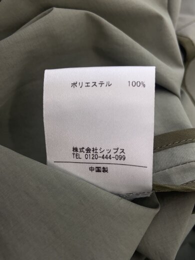 商品画像：ノーカラーコート/38/ポリエステル/KHK/無地// 4