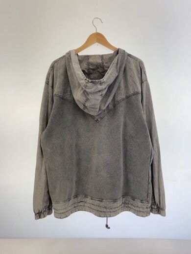 商品画像：COCOA/MADE IN ITALY/プルオーバーパーカー/L/コットン/GRY/無地 2