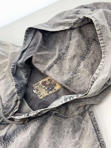 商品画像：COCOA/MADE IN ITALY/プルオーバーパーカー/L/コットン/GRY/無地 6