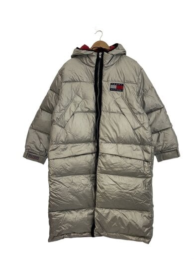 商品画像：90s/ATHLETIC GEAR hooded long down coat/ダウンコート/L/SLV// 1