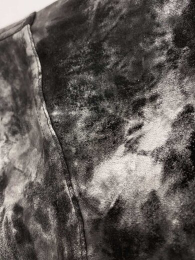 商品画像：Leather Tie Dye Shirts/長袖シャツ/L/ポリエステル/BLK/総柄// 9