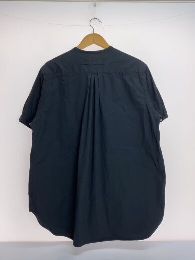 商品画像：オーバーシルエット バンドカラーシャツ/半袖ブラウス/コットン/BLK/無地/? NULL ? 2