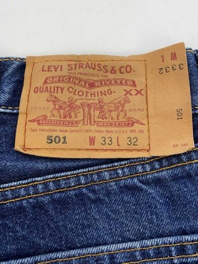 商品画像：501/90s/USA製/デニムパンツ/33/コットン/IDG/無地 4