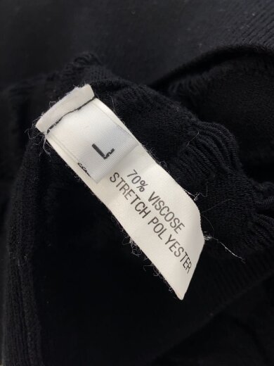 商品画像：22SS/ALMAZ CREWNECK/ニット・セーター(薄手)/L/--/BLK/無地 4