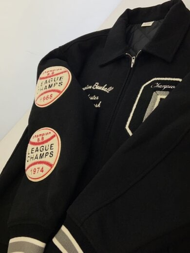 商品画像：25AW/AWARD JACKET/スタジャン/XL/ウール/BLK/C3-C611 7