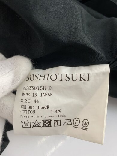 商品画像：The Kimono Breasted Shirt/長袖シャツ/44/BLK/S23SS01SH-C 4