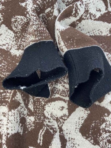 商品画像：BUVA jacquard KNITNAT/ニット・セーター(薄手)/M/アクリル/BRW/bv-knit2500// 5