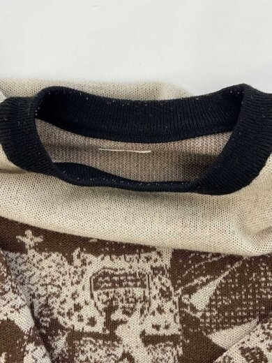 商品画像：BUVA jacquard KNITNAT/ニット・セーター(薄手)/M/アクリル/BRW/bv-knit2500// 6