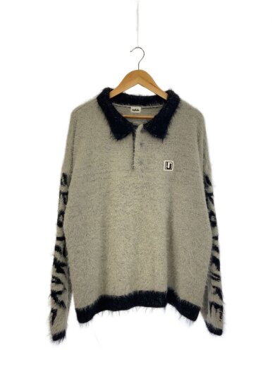 商品画像：FLUFFY RUGBY SHIRT/ニット・セーター(薄手)/--/ナイロン/GRY/ig24aw-kt24// 1