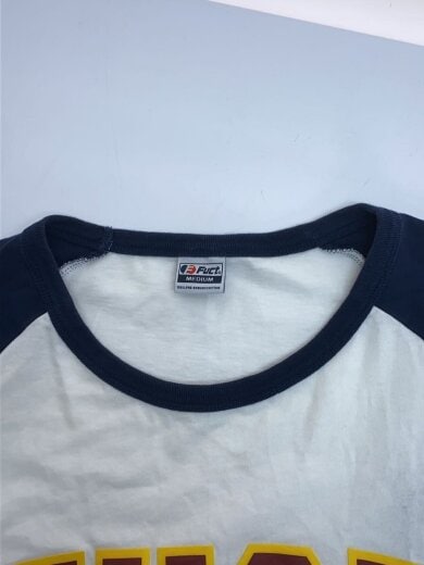 商品画像：Double Sleeve Baseball TShirt/7分袖カットソー/M/コットン/WHT/プリント// 9