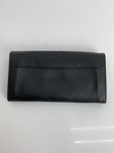 商品画像：長財布/レザー/BLK/無地/メンズ 2