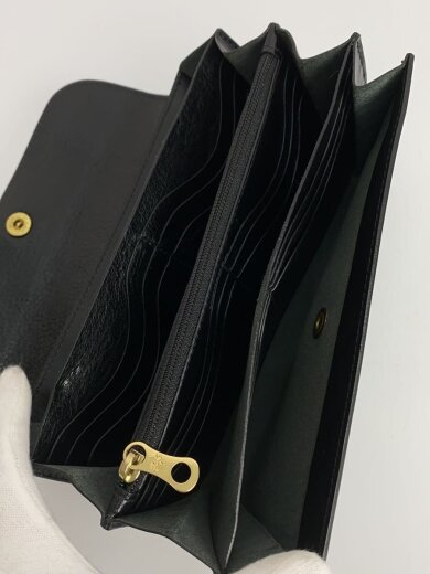 商品画像：長財布/レザー/BLK/無地/メンズ 6