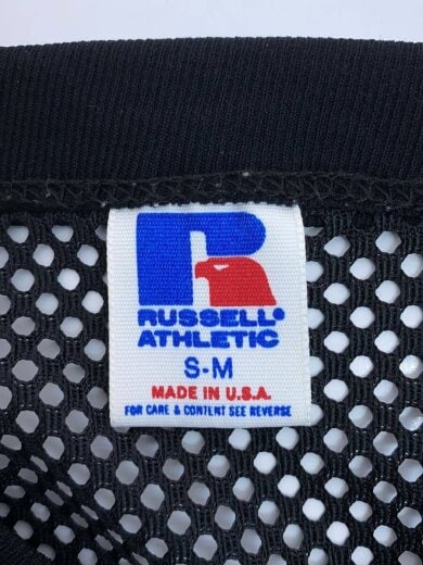 商品画像：90s/USA製/USA LACROSS CAMP/メッシュカットソー/M/ポリエステル/BLK/プリント// 3