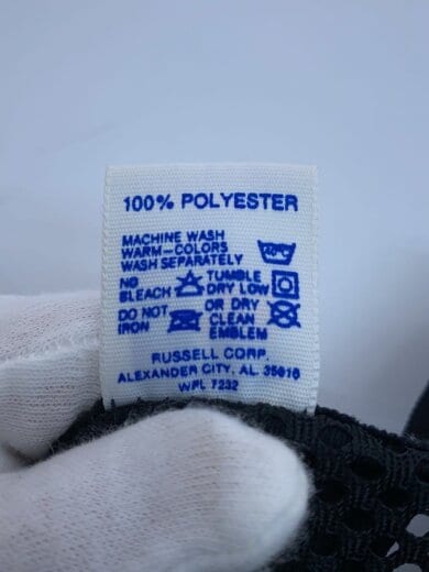 商品画像：90s/USA製/USA LACROSS CAMP/メッシュカットソー/M/ポリエステル/BLK/プリント// 4