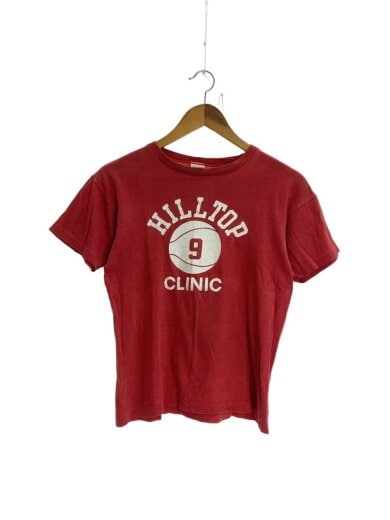 商品画像：80s/USA製/バータグ/HILLTOP CLINIC/Tシャツ/M/コットン/RED// 1