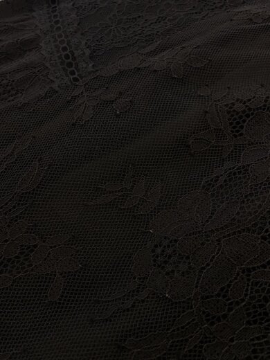 商品画像：Lace Tiered Skirt/ロングスカート/38/ポリエステル/BLK/21251515310// 6