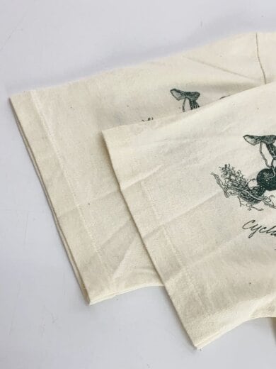 商品画像：90s/USA製/ボタニカル柄/Tシャツ/L/コットン/WHT/プリント// 4