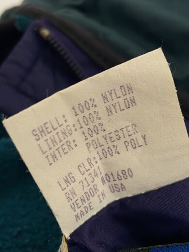 商品画像：80s/Primaloft Jacket Pullover/ハーフジップ/M/ナイロン/GRN// 9