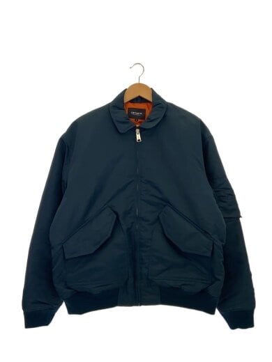 商品画像：Olten Bomber/フライトジャケット/L/ナイロン/BLU/I032300 1