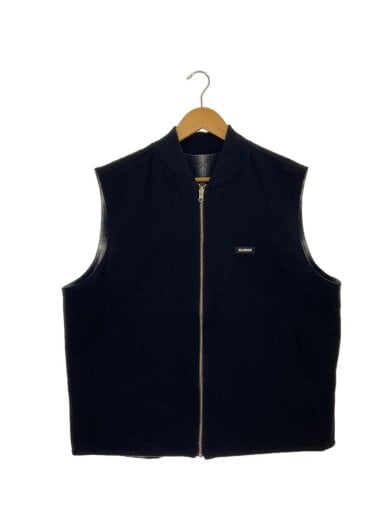 商品画像：OMBRE PLAID REVERSIBLE VEST/ベスト/L/BLK/101233021005// 1