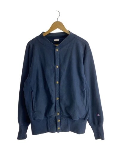 商品画像：USA製/復刻/単色/REVERSE WEAVE/スナップカーディガン(厚手)/L/NVY// 1